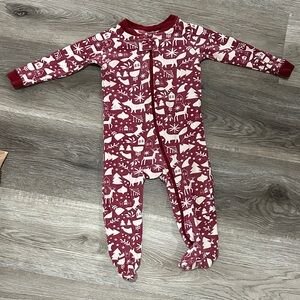 Festive‎ Red and White Kids One Piece